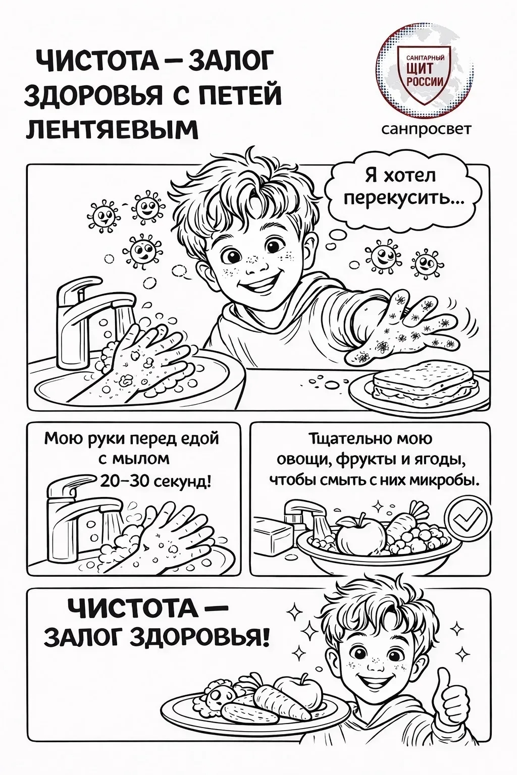 Чистота от Пети Лентяева